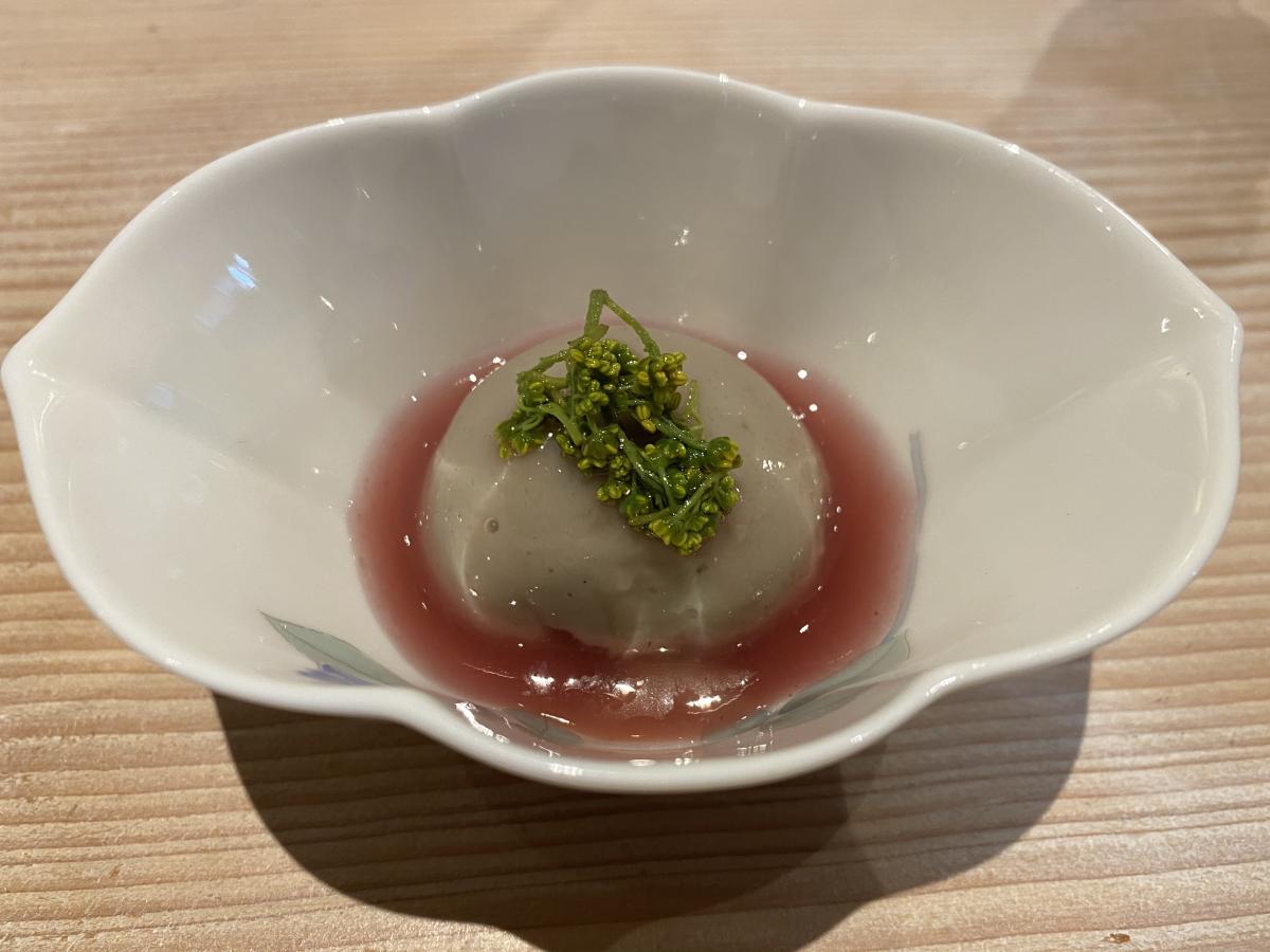 近江懐石 清元 様が粉野菜を用いた創作料理を披露!粉野菜だから可能になった食文化のイノベーション!